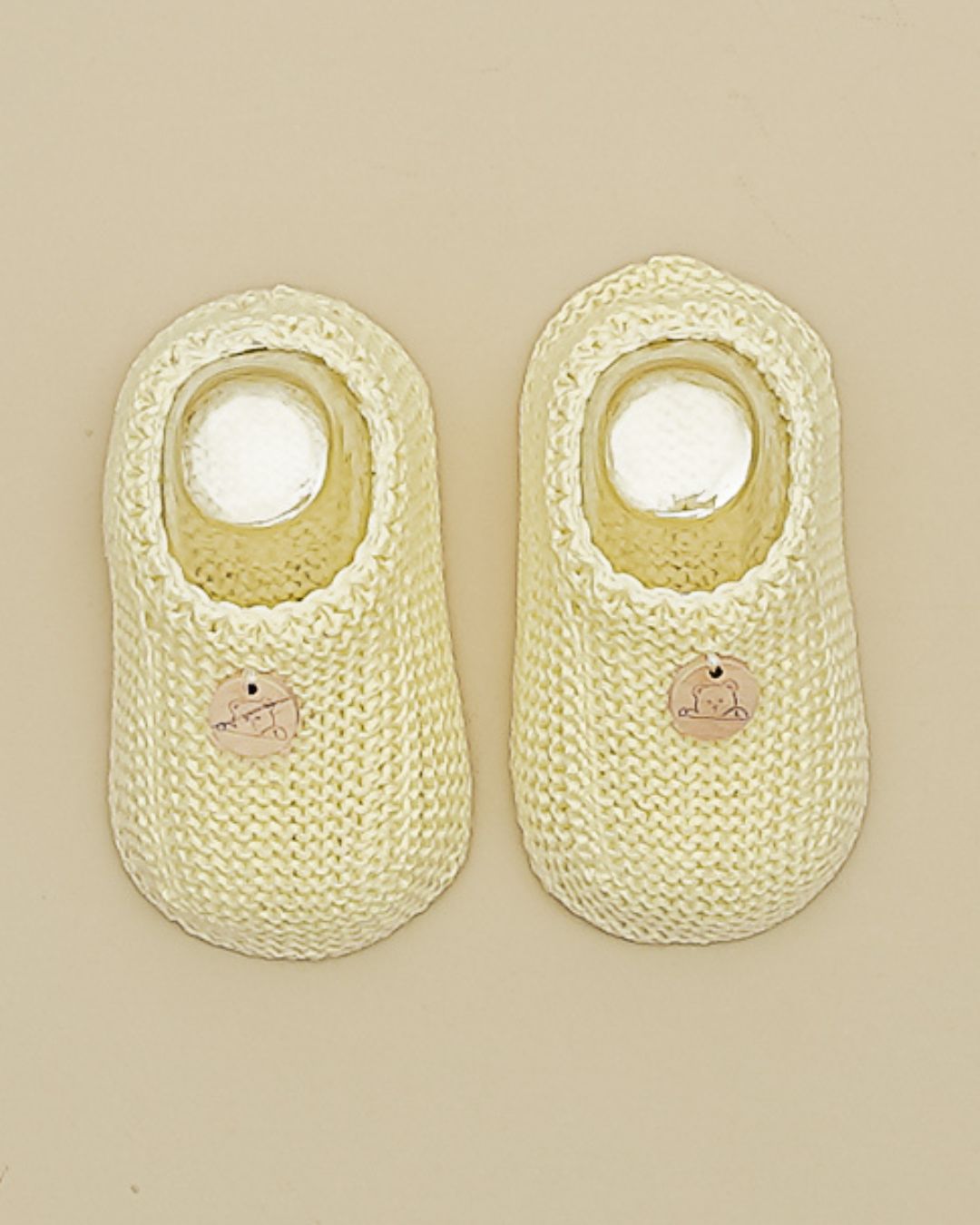 Botitas Zapatito Medalla Amarillo - Pangasa Baby