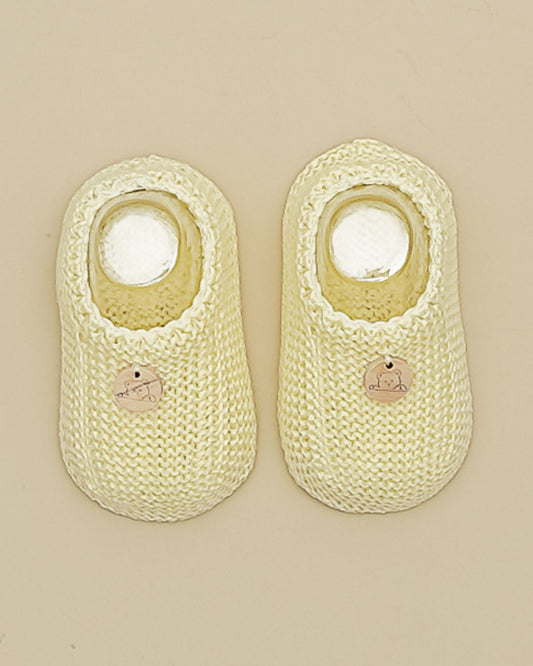 Botitas Zapatito Medalla Amarillo - Pangasa Baby
