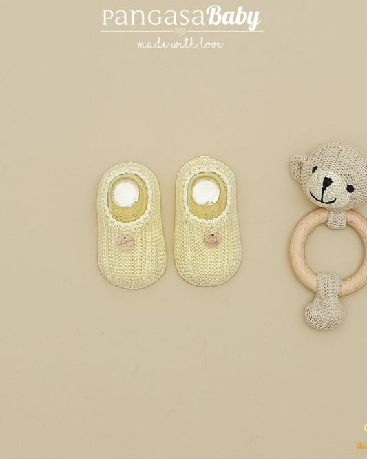 Botitas Zapatito Medalla Amarillo - Pangasa Baby