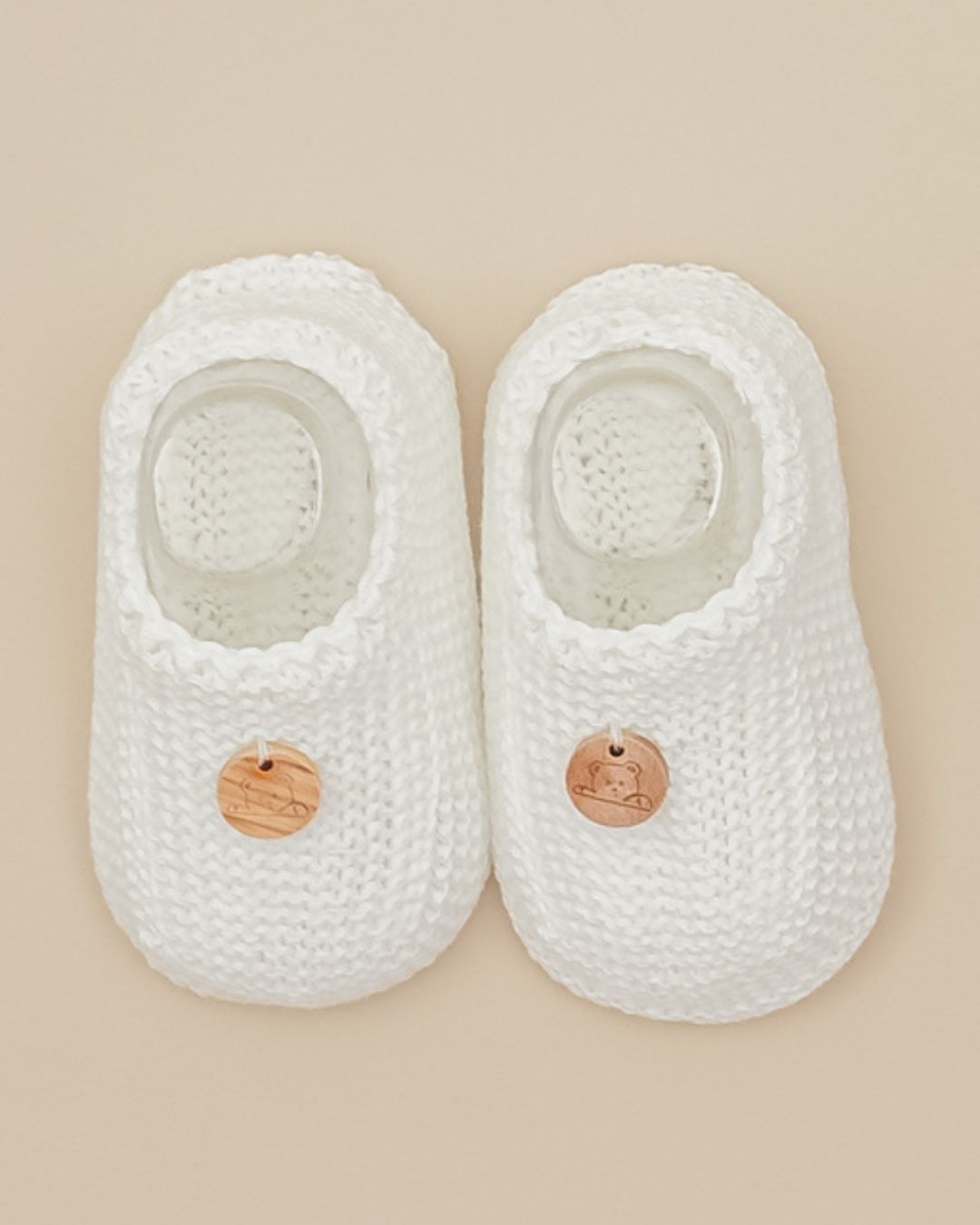 Botitas Zapatito Medalla Blanco - Pangasa Baby