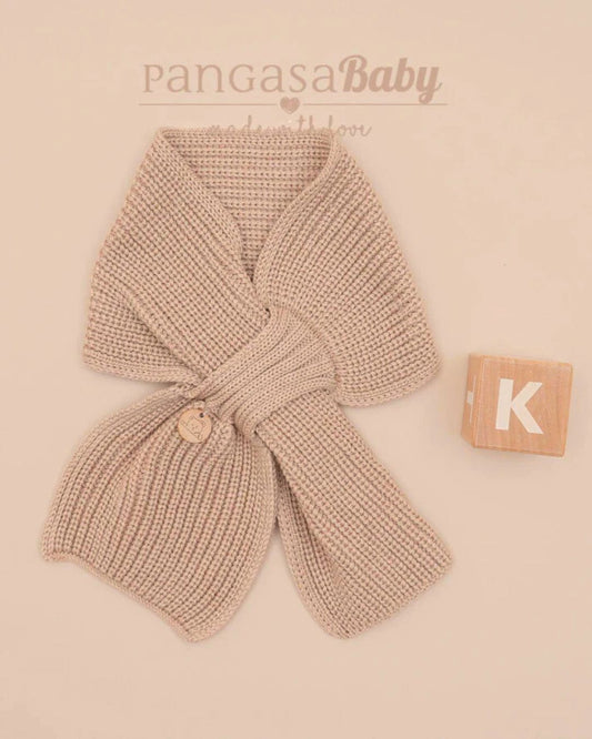 Bufanda Punto Perlado Arena 1415703 - Pangasa Baby