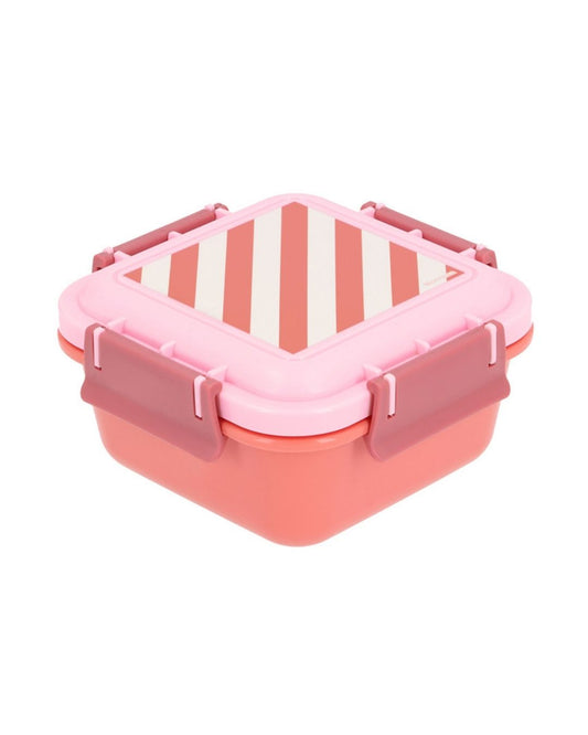 Caja Almuerzo Grande STRIPES BLOOM & BLUSH - Tutete