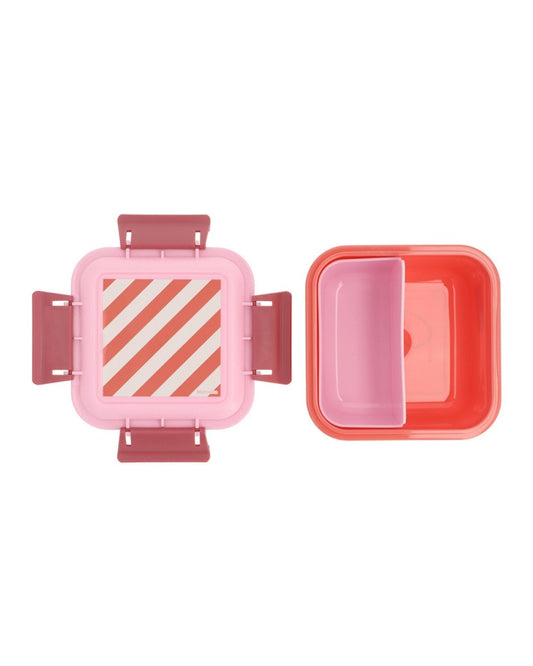 Caja Almuerzo Grande STRIPES BLOOM & BLUSH - Tutete