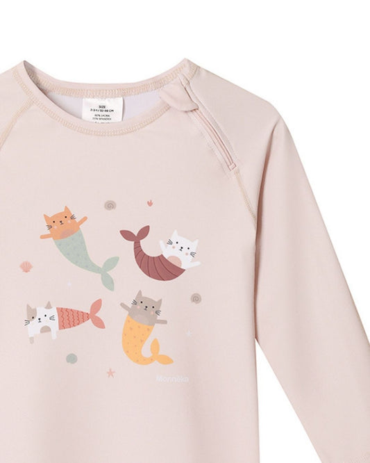 Camiseta Protección Solar Manga Larga MERMAID CATS - Tutete