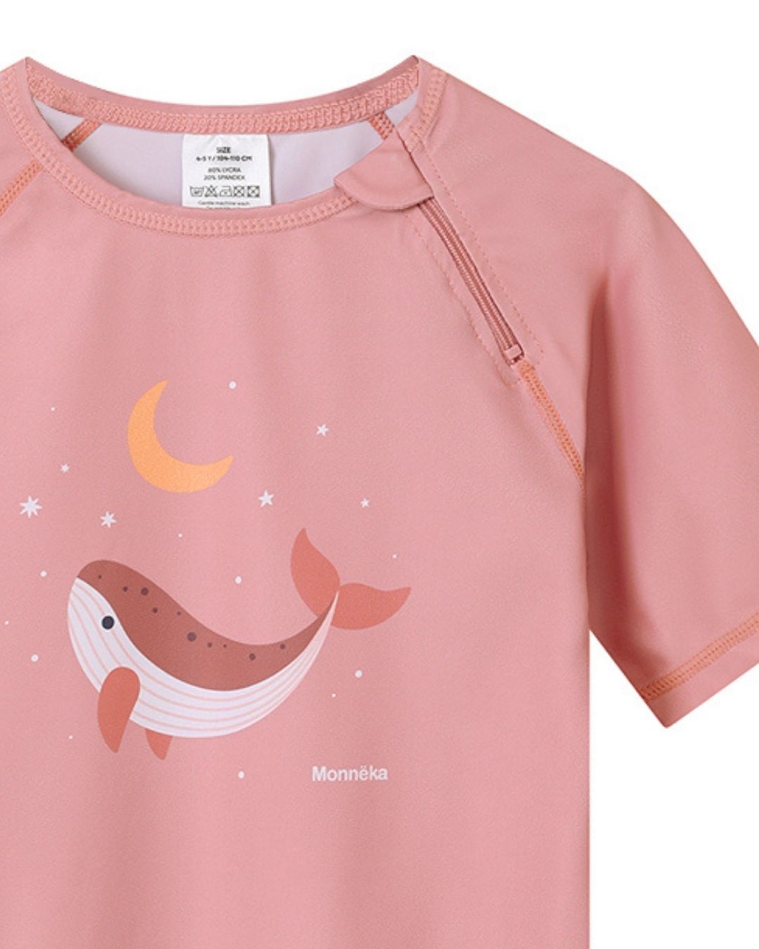 Camiseta Protección Solar WHALE PINK - Tutete