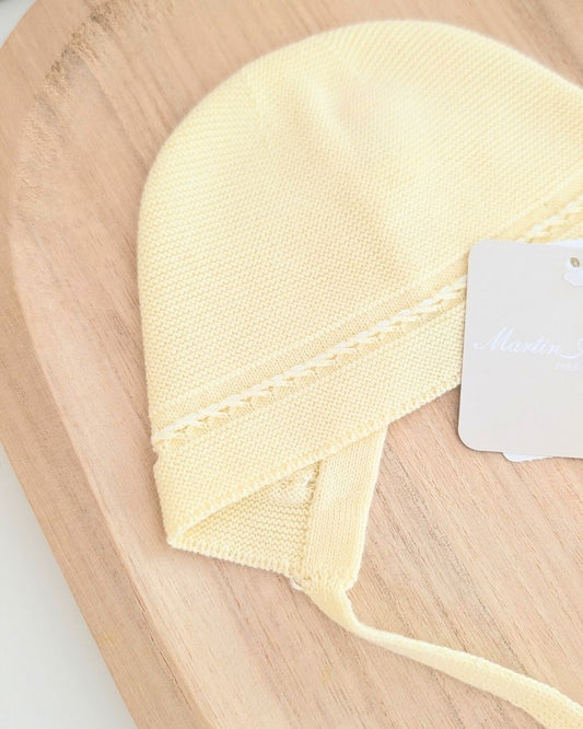 Capota Bebé hilo OTTAWA Amarillo - Martín Aranda