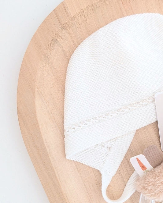 Capota Bebé hilo OTTAWA Blanco Roto - Martín Aranda