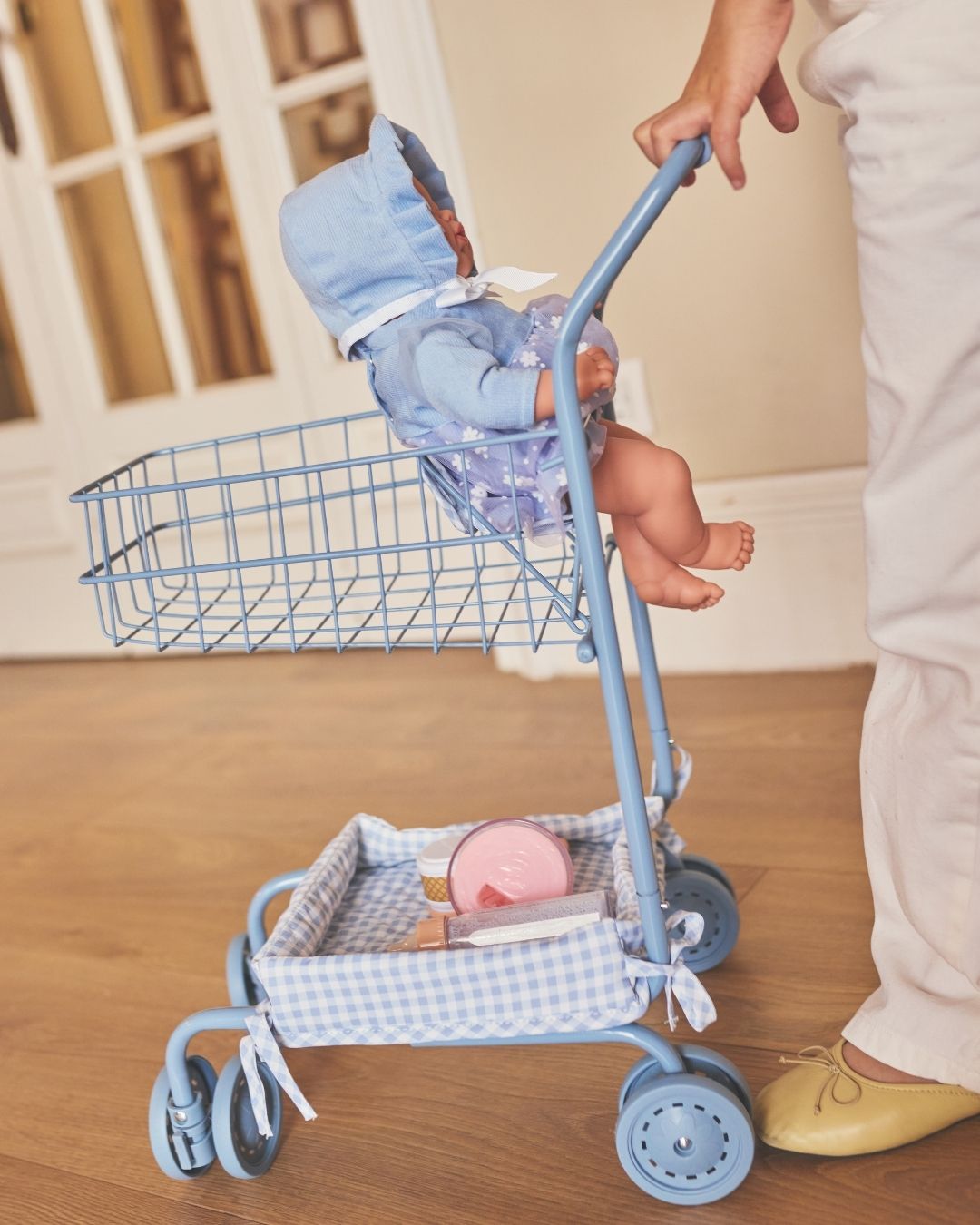 Carrito De Compra Para Muñecas Vichy Blue - Monnëka Tutete