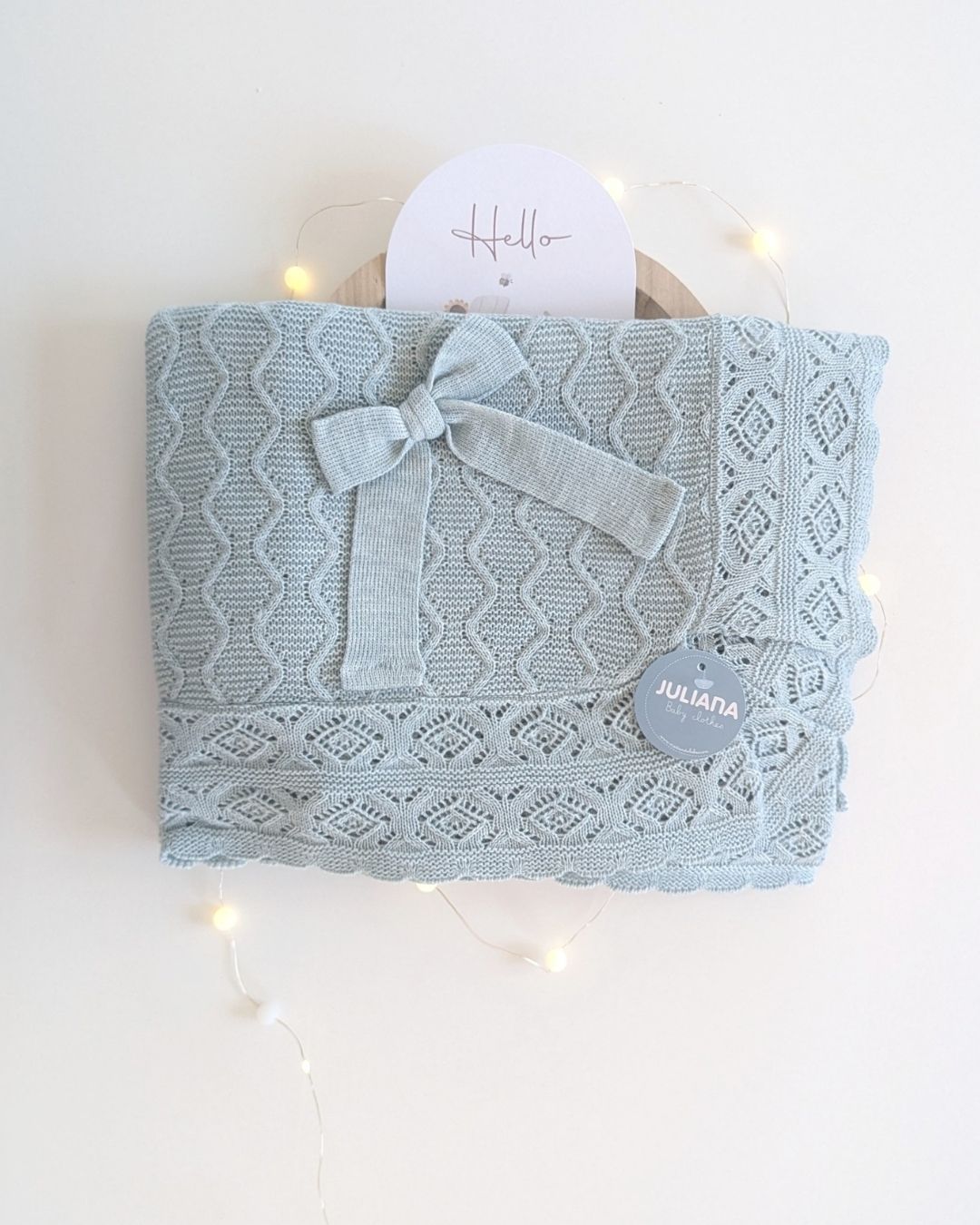 Chal Aranes Rombos Verde Menta 25517 - Juliana