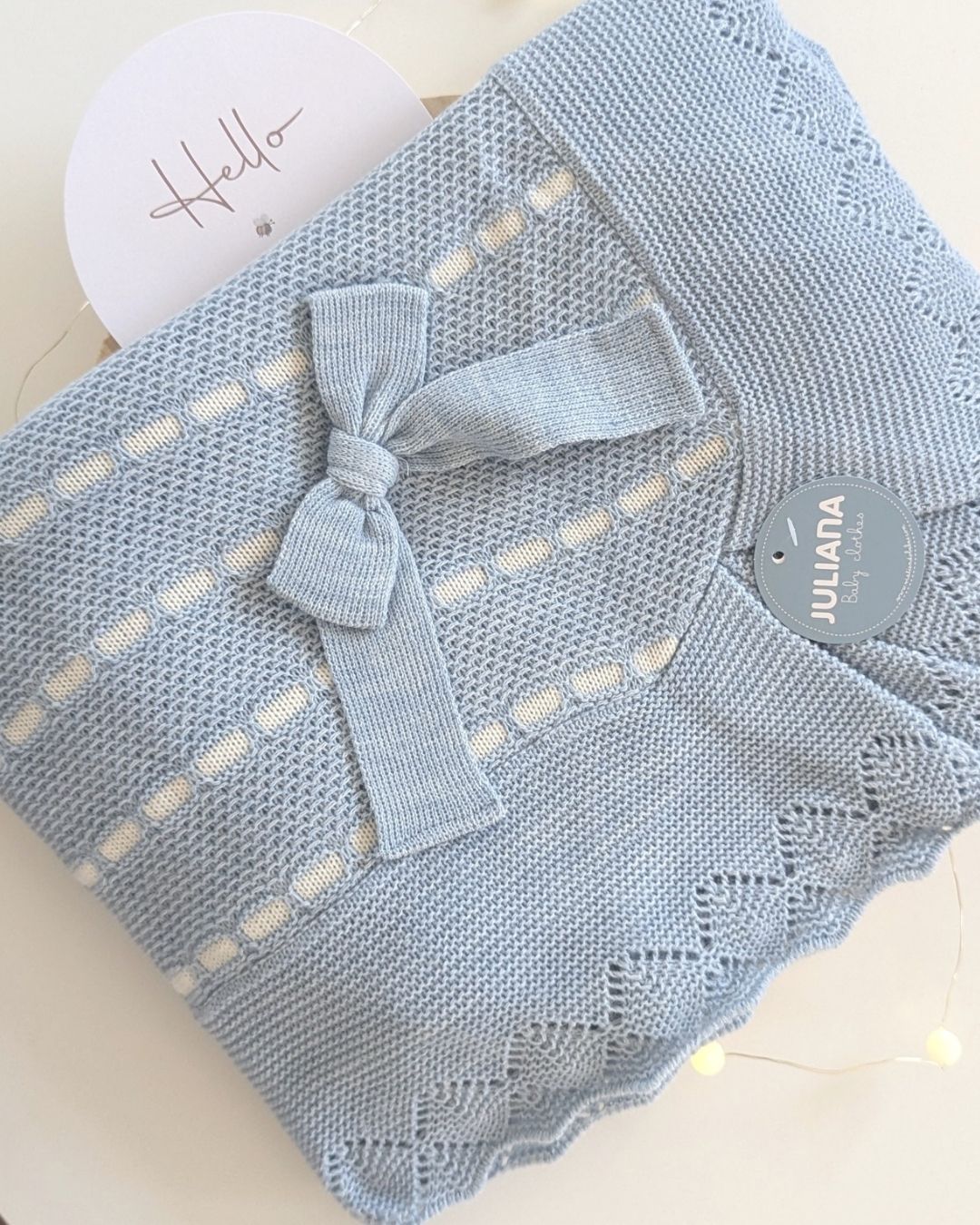 Chal Bebés Pasacintas Azul 25523 - Juliana