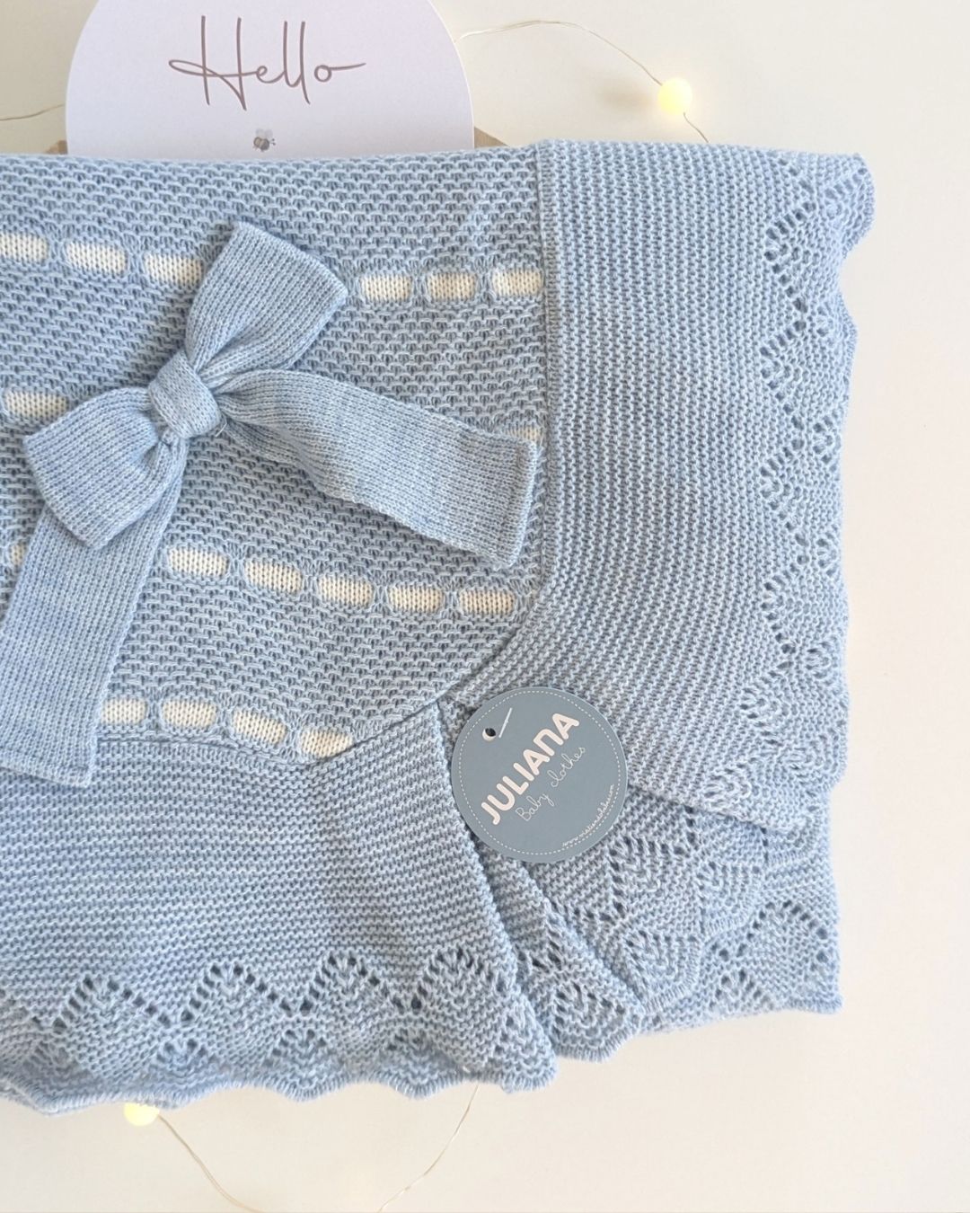 Chal Bebés Pasacintas Azul 25523 - Juliana