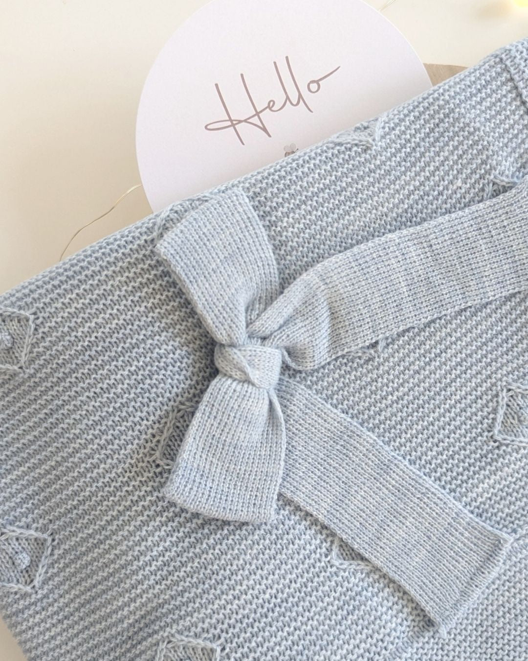 Chal Bebé Volante Rombos Azul 25519 - Juliana