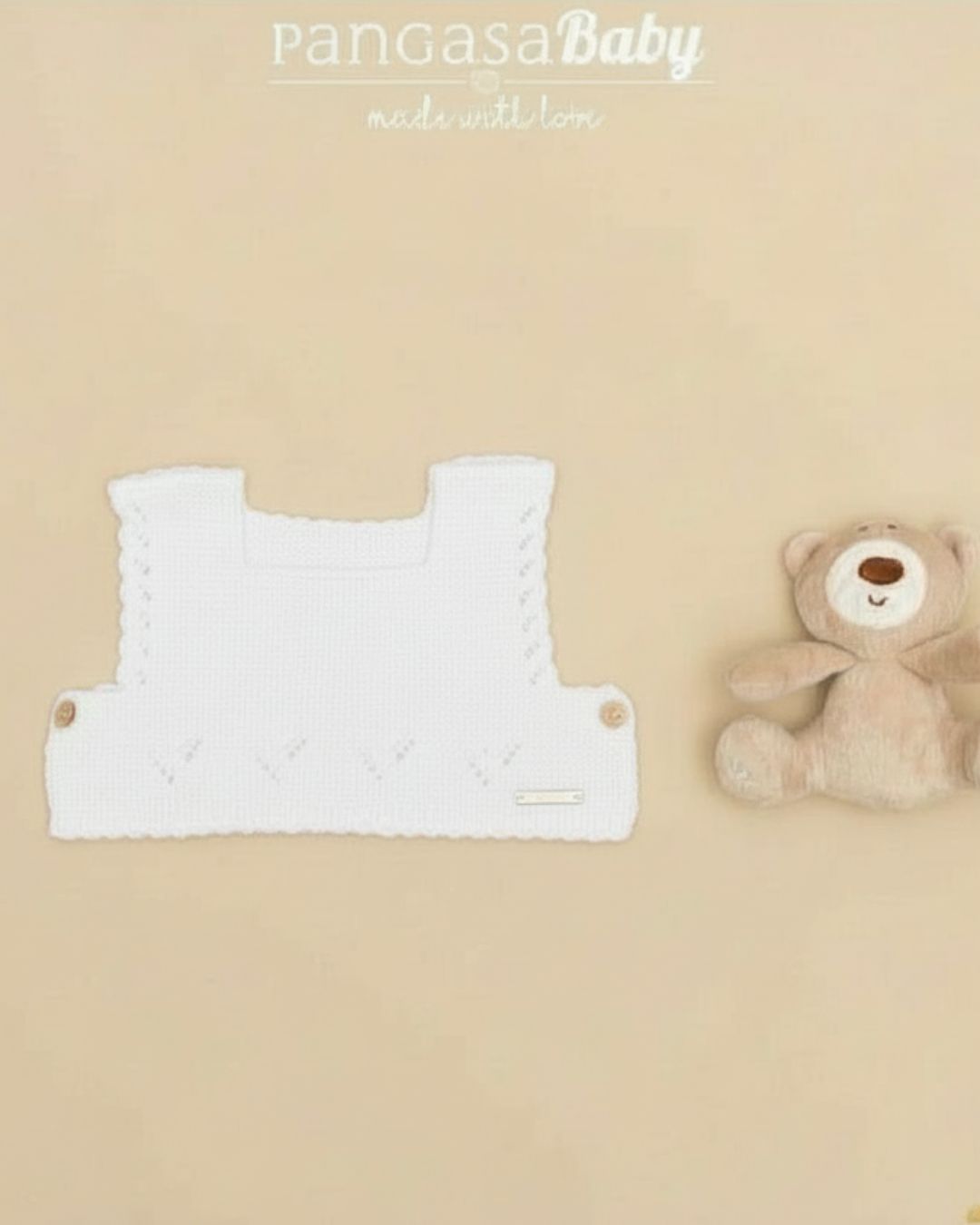 Chaleco Algodón Marfil Edición Limitada - Pangasa Baby