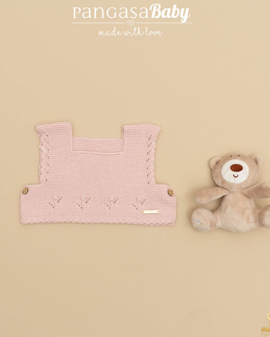 Chaleco Algodón Rosa Empolvado Edición Limitada - Pangasa Baby