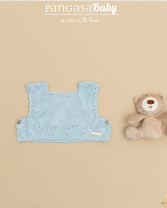 Chaleco Algodón Verde Agua Edición Limitada - Pangasa Baby