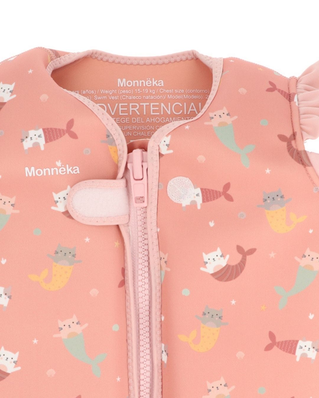 Chaleco Flotador Aprendizaje MERMAID CAT - Tutete