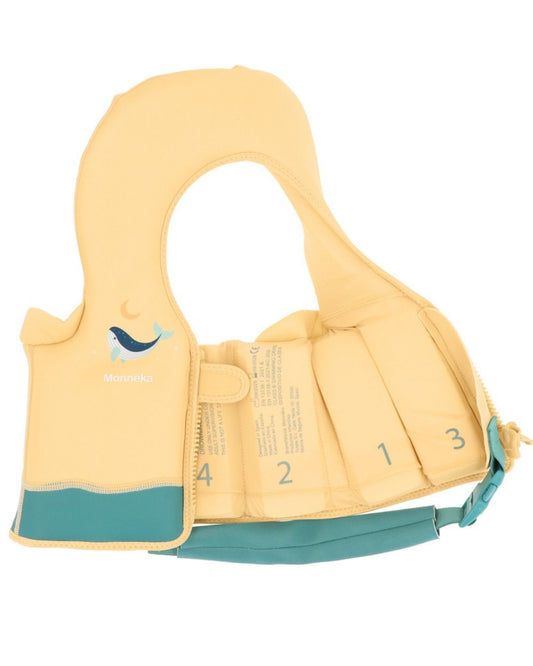 Chaleco Flotador Aprendizaje WHALE TEAL 1-2 Años - Tutete