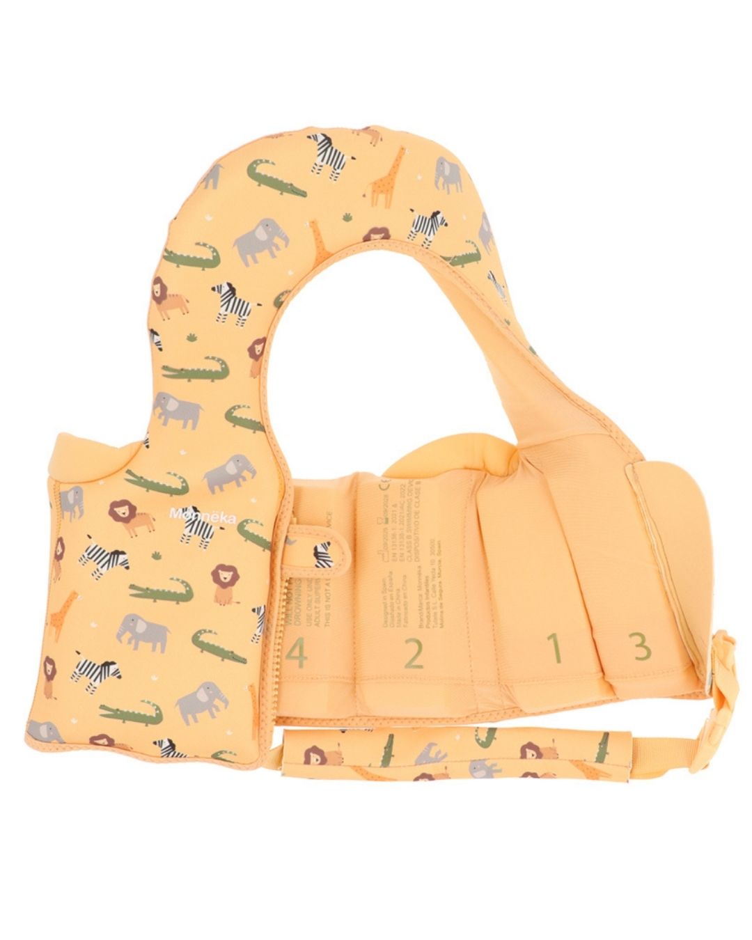 Chaleco Flotador Aprendizaje WILD ANIMALS 1-2 Años - Tutete