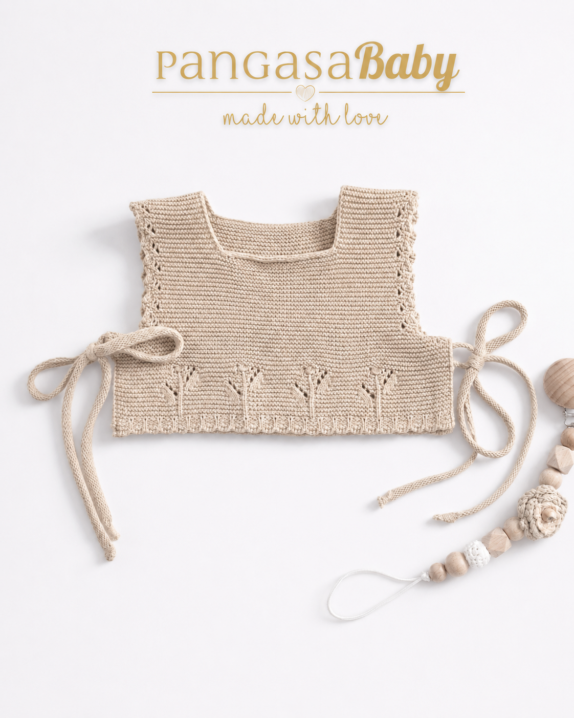 Chaleco Punto Arena - Basic Collection Pangasa Baby