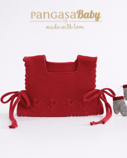 Chaleco Punto Granate - Basic Collection Pangasa Baby