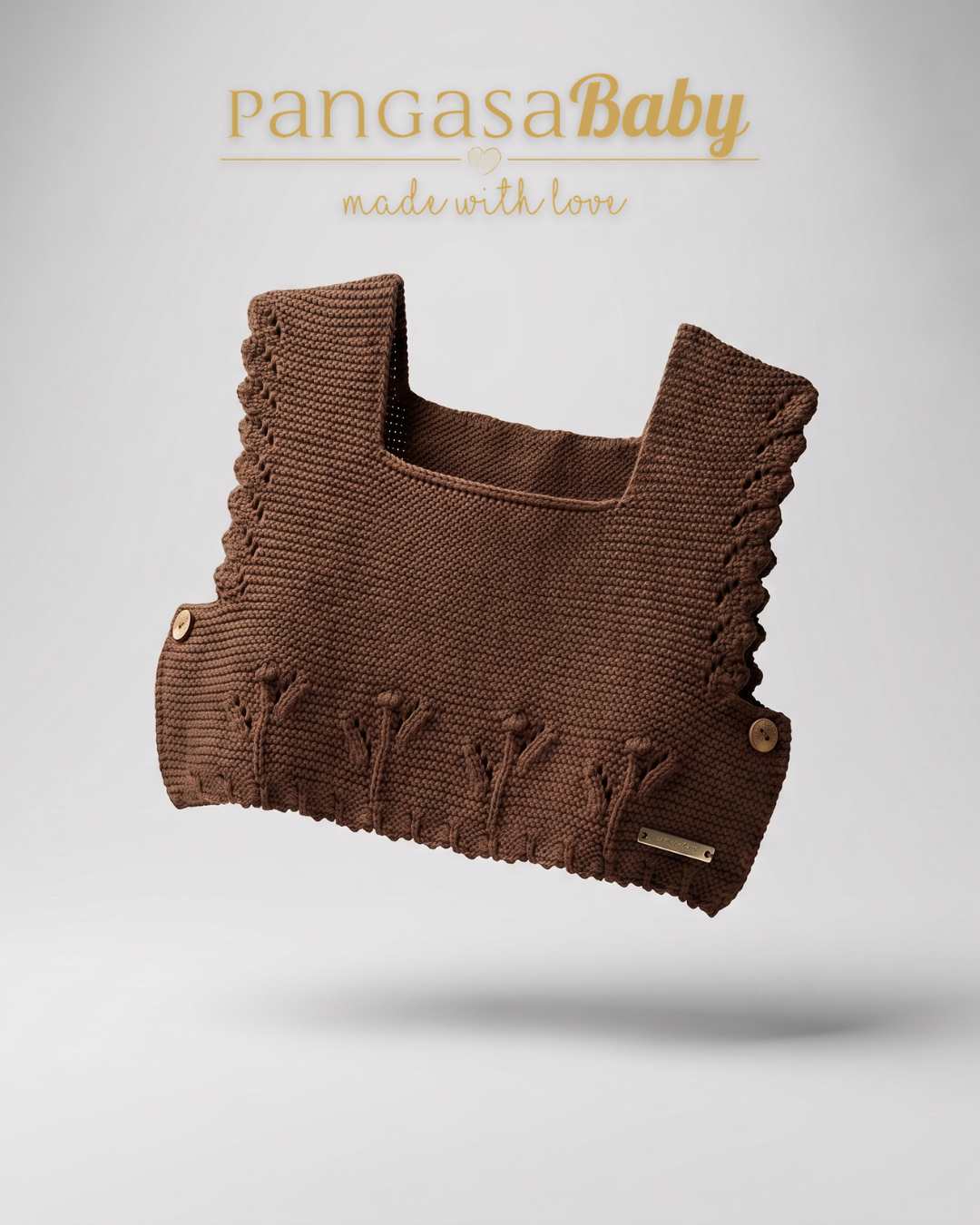 Chaleco Punto Chocolatte - Basic Collection Pangasa Baby