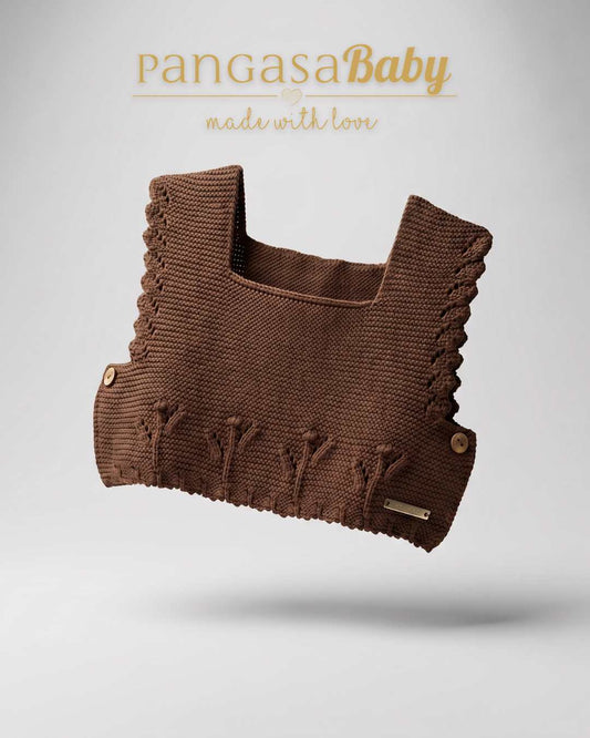 Chaleco Punto Chocolatte - Basic Collection Pangasa Baby