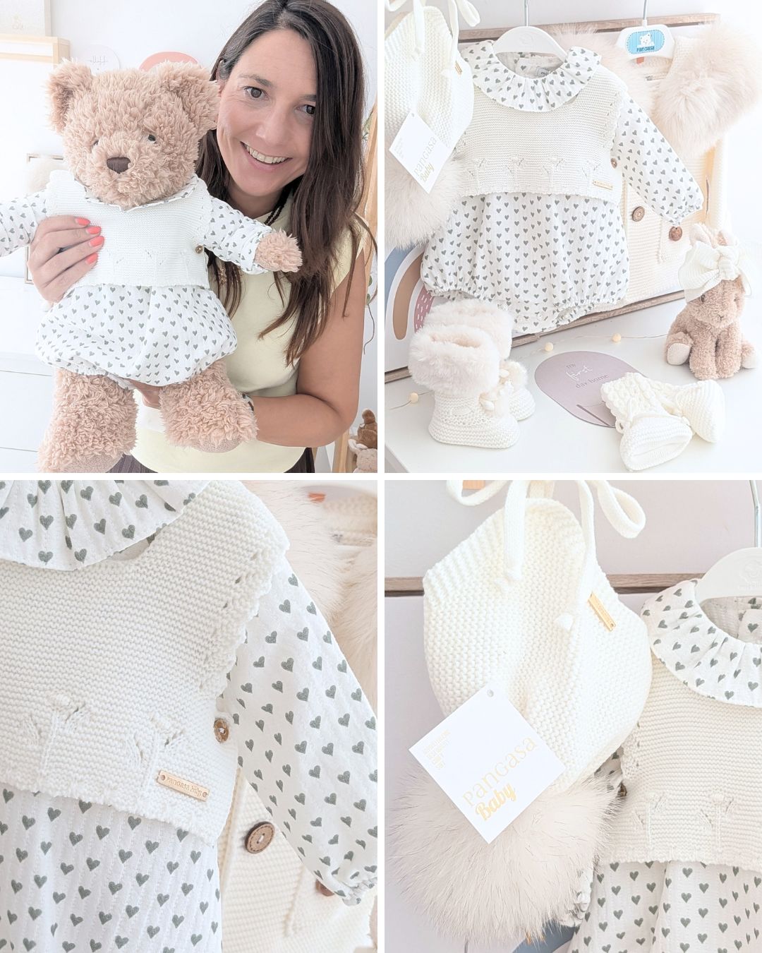 Chaleco Punto Marfil - Basic Collection Pangasa Baby