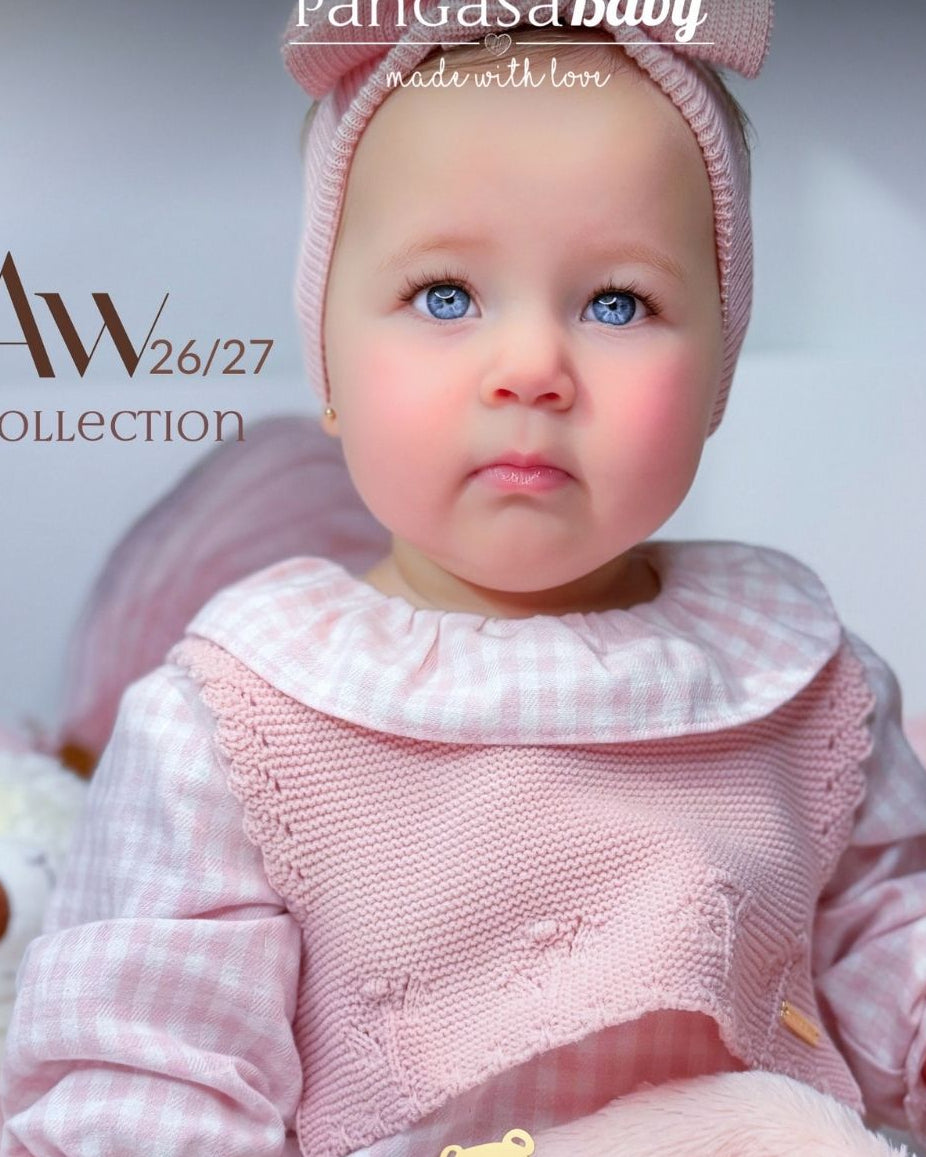 Chaleco Punto Rosa Empolvado - Basic Collection Pangasa Baby