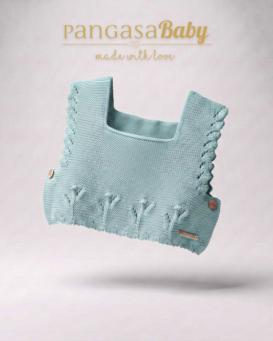 Chaleco Punto Verde Mint - Basic Collection Pangasa Baby