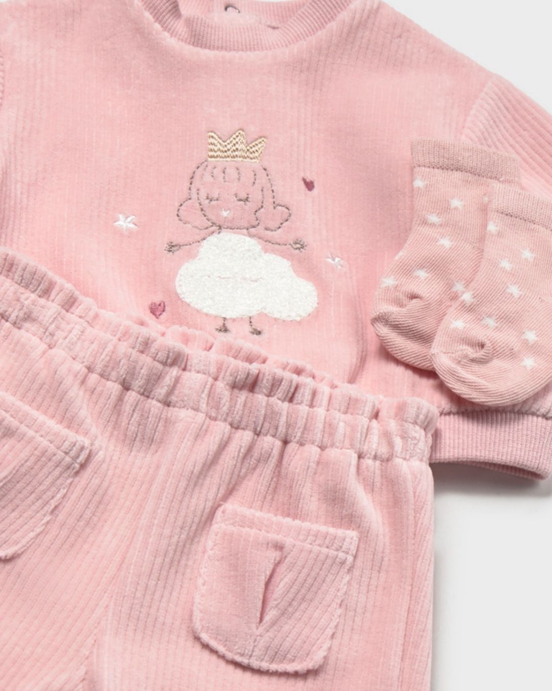 Chándal Con Calcetines Princesa Rosa Baby  - Mayoral