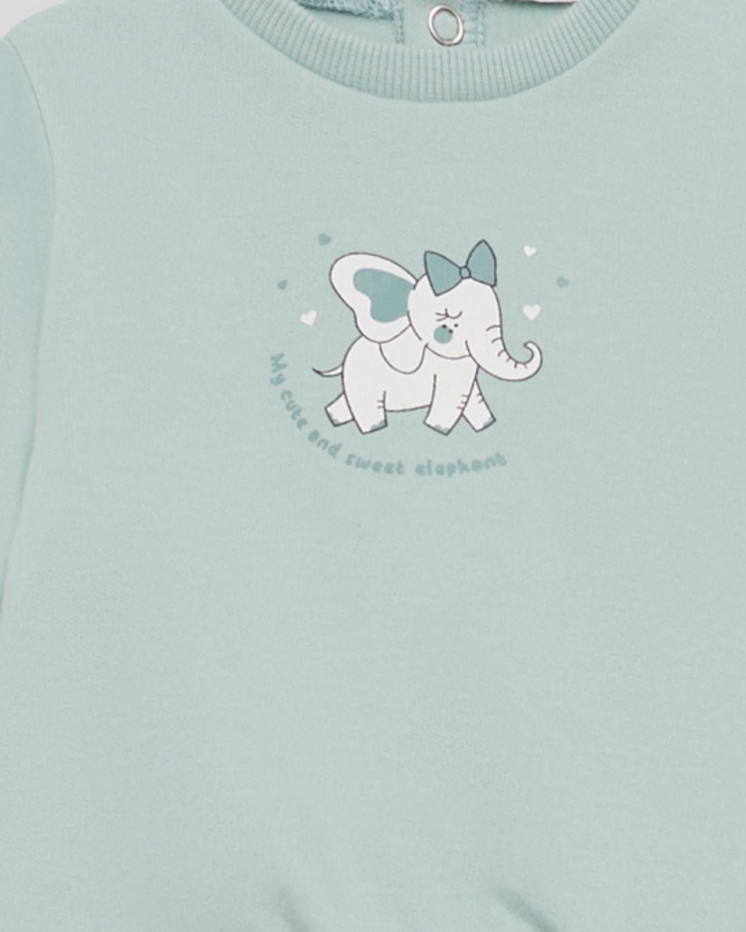 Chándal Bebé Niña Elefante Azul Verdoso - Street Monkey