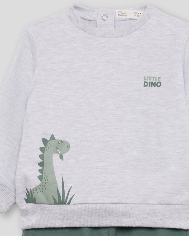 Chándal Little Dino Gris - Street Monkey Referencia 354070