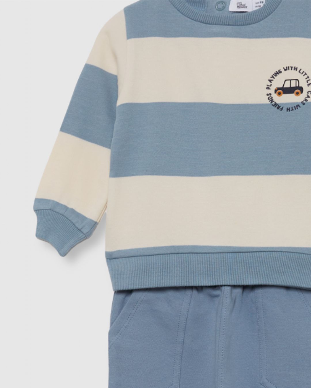 Chándal Niño Rayas Azul Medio 364004 - Street Monkey