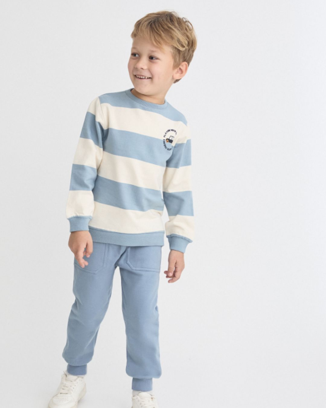 Chándal Niño Rayas Azul Medio 364004 - Street Monkey