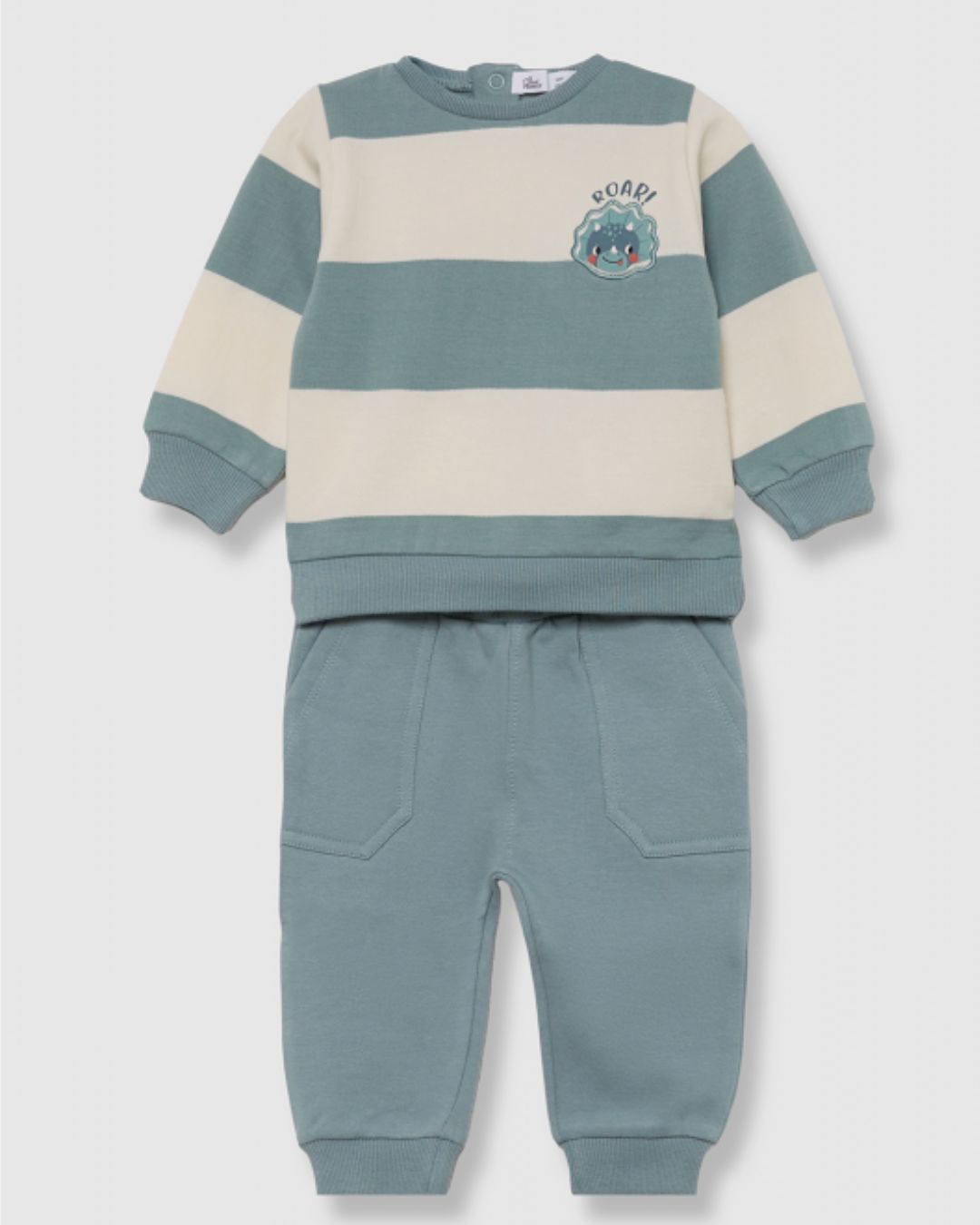 Chándal Niño Rayas Verde 364035 - Street Monkey