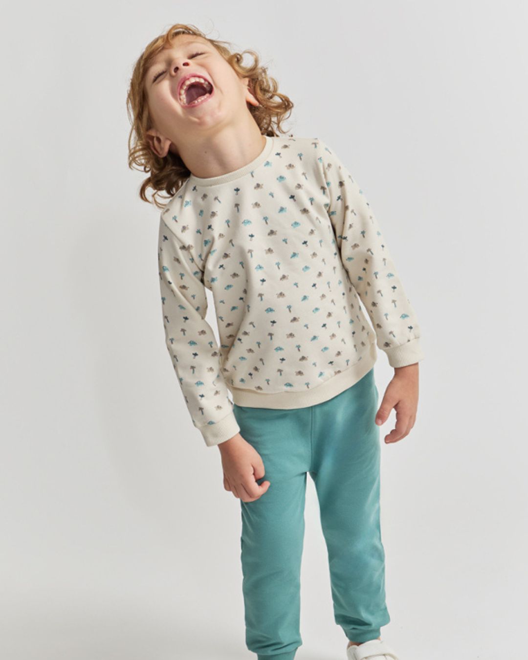 Chándal Bebé Niña Elefantitos Verdoso - Street Monkey