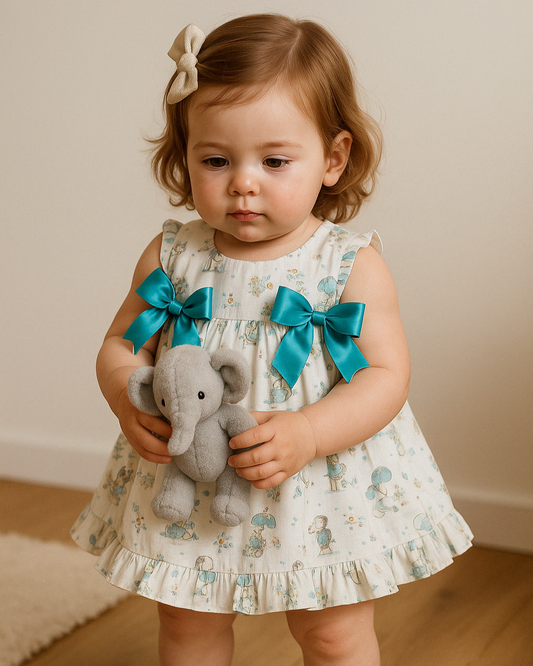 Vestido Con Braguita Punto Elefantes - Colección Terral Juliana