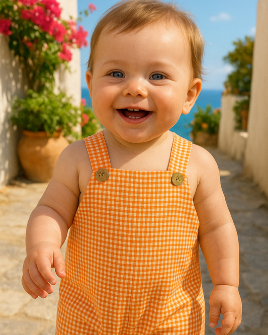 Peto Pantalón Bebé Tasmania Naranja - Calamaro