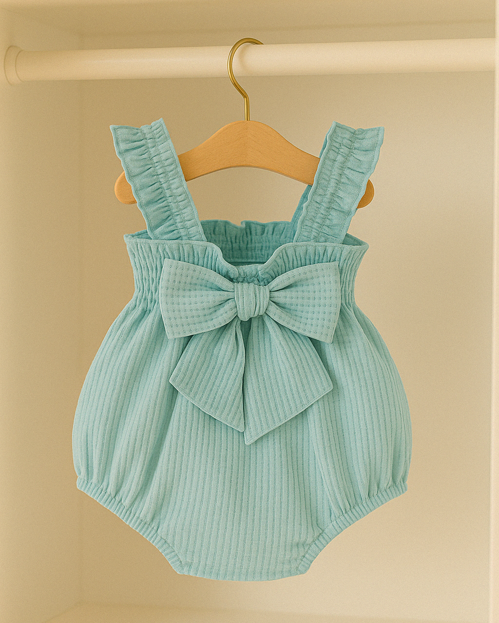 Peto Bebé Niña Rodas Mint - Calamaro