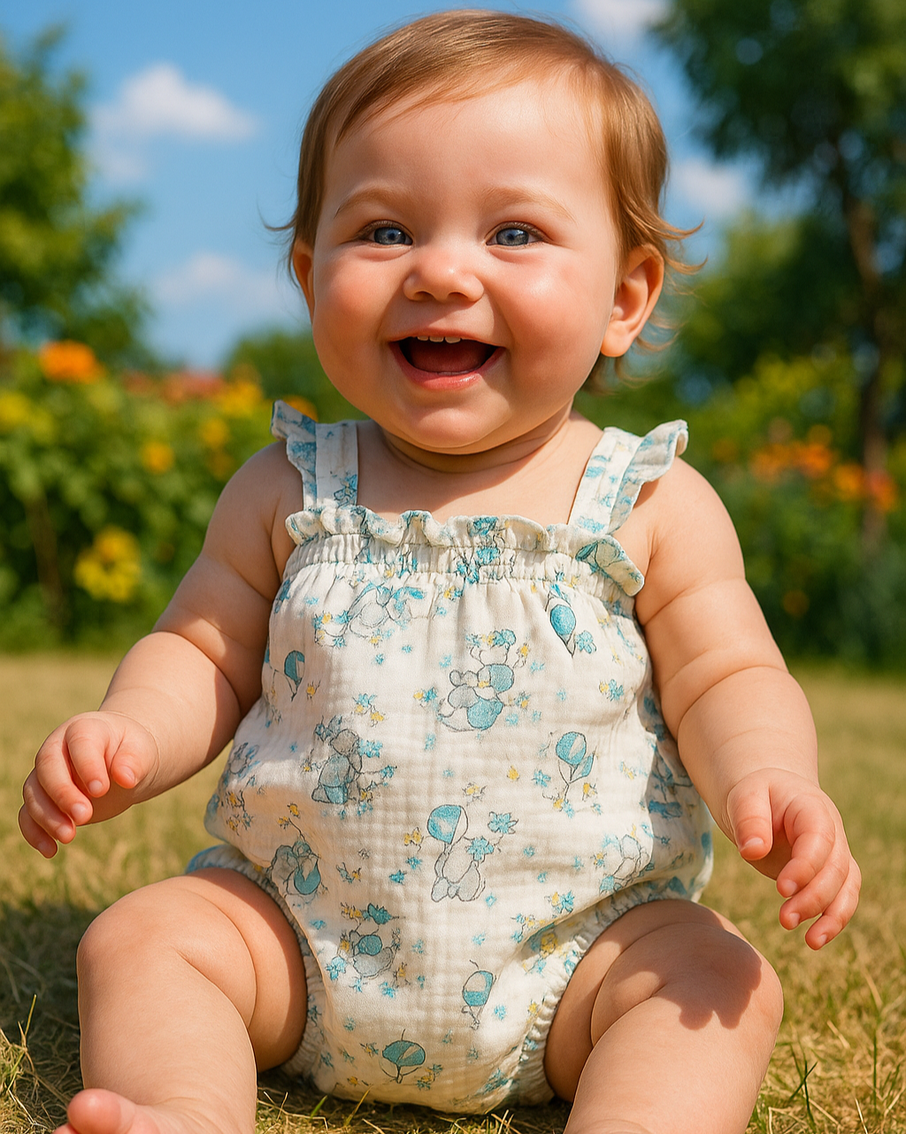 Pelele Engomado Elefantes - Colección Terral Juliana