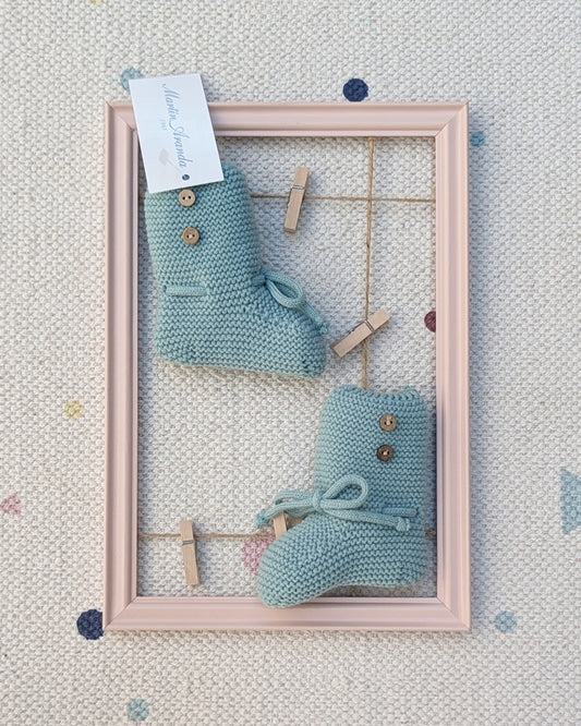 Patucos Bebé Altos Cyane Verde - Martín Aranda