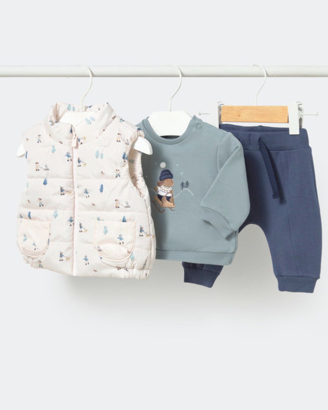 Conjunto 3 Piezas Con Chaleco Perrito - Mayoral