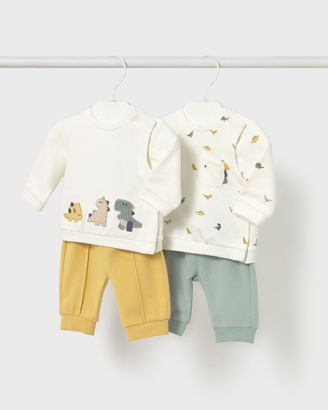 Conjunto 4 Piezas Bebe Niño Dinosaurios Miel 26200 - Mayoral