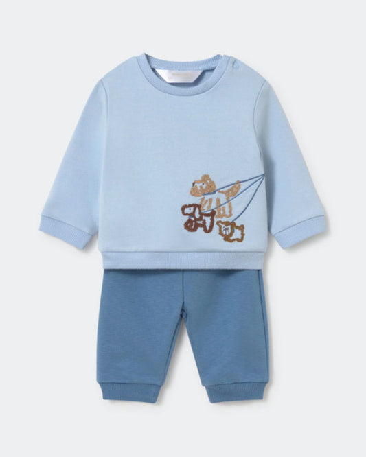 Conjunto 4 Piezas Perrito Cielo - Mayoral
