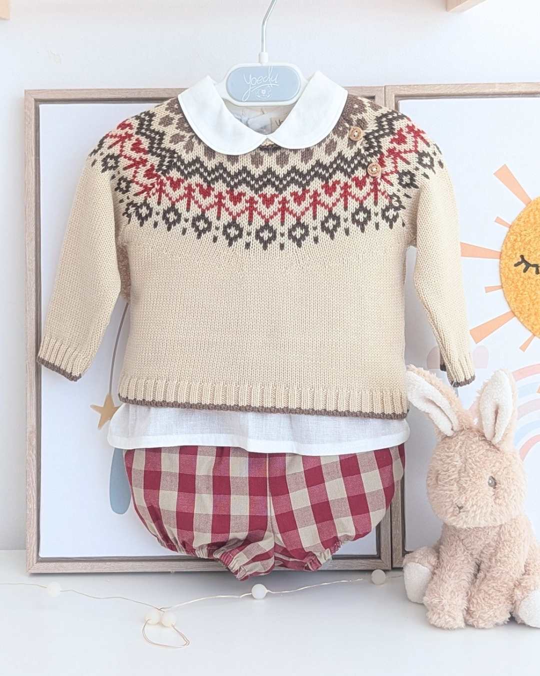 Conjunto Baby 3 Piezas Familia Greca Art.0202 - Yoedu