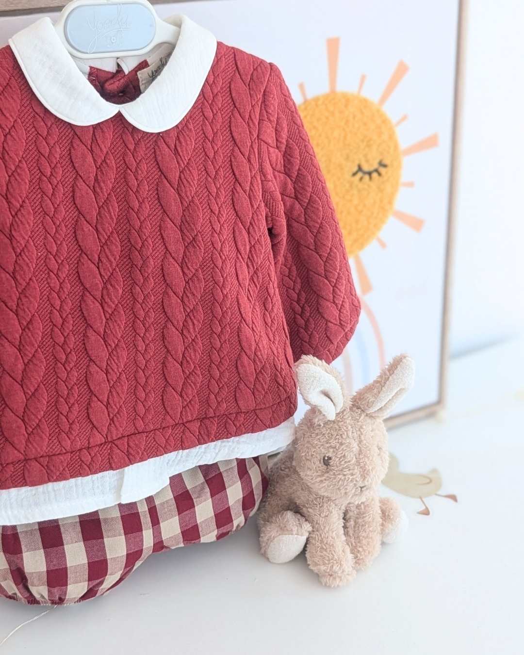 Conjunto Baby Familia Guinda Art.1014 - Yoedu