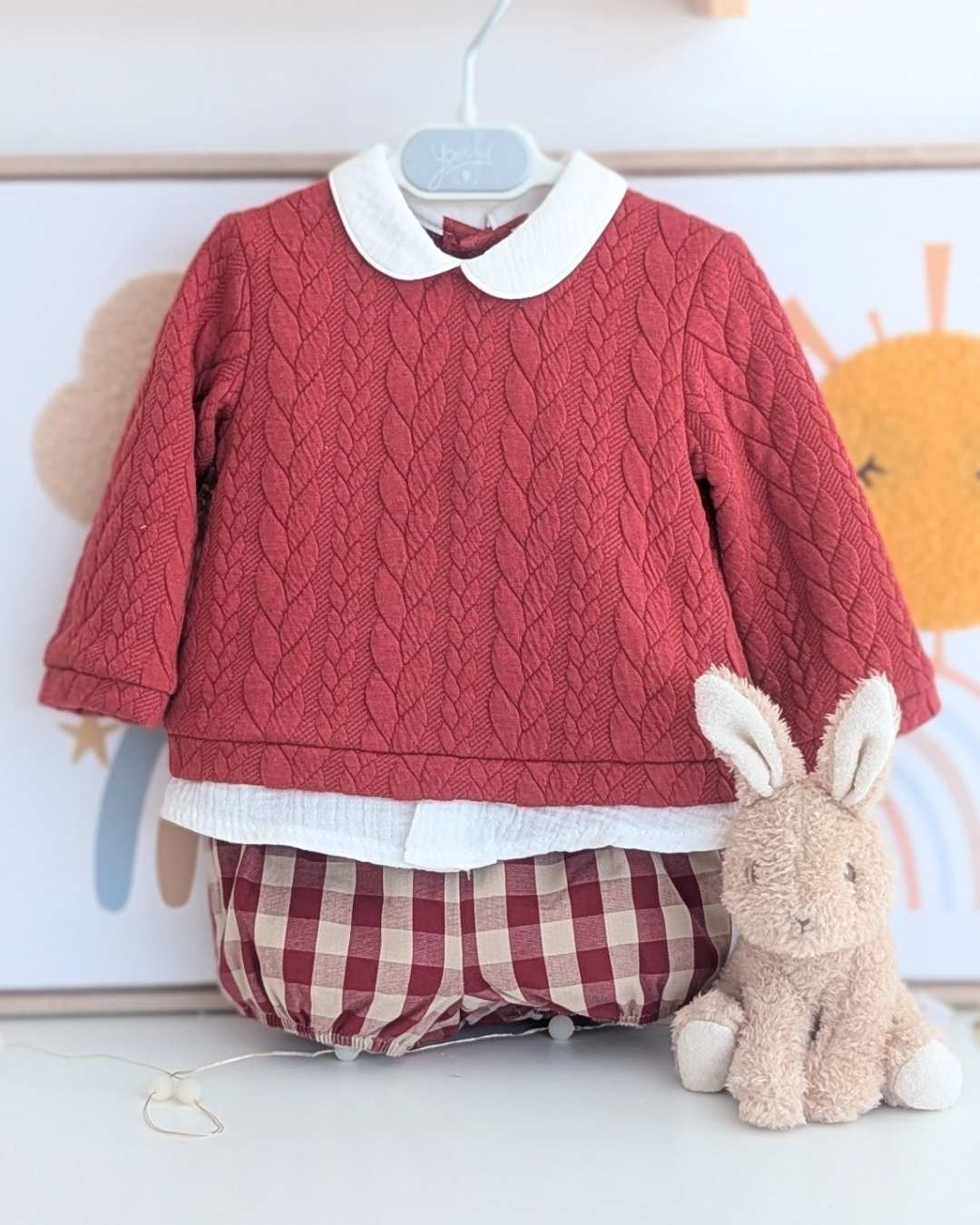Conjunto Baby Familia Guinda Art.1014 - Yoedu