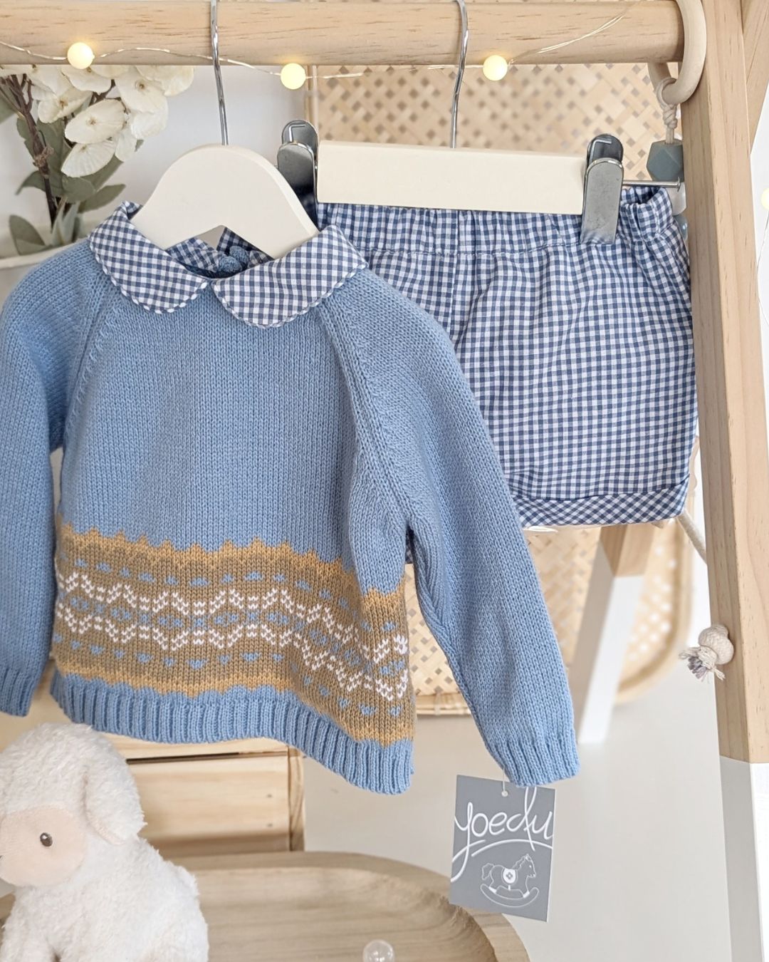 Conjunto Baby Familia Seda 1014INV-25 - Yoedu