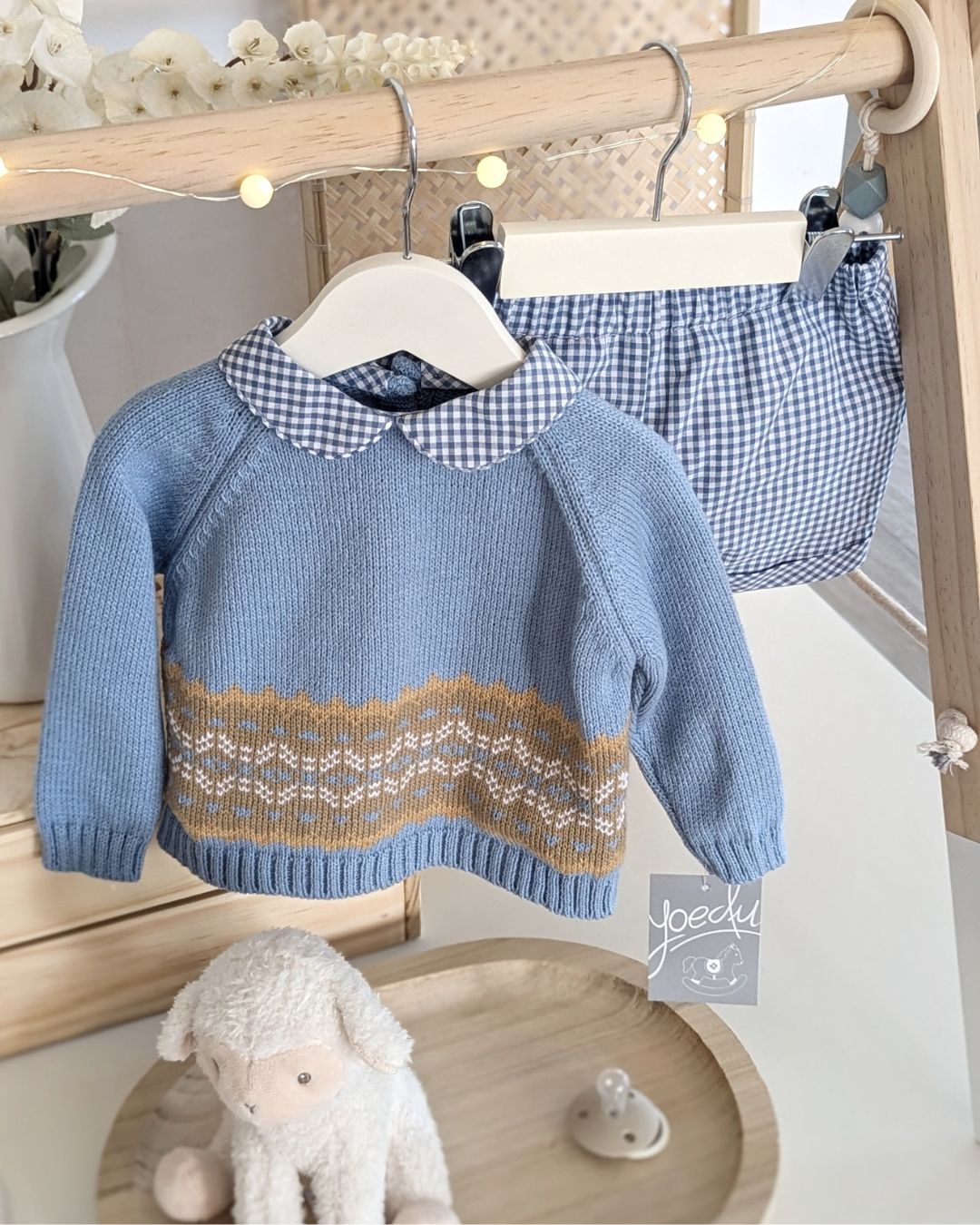 Conjunto Baby Familia Seda 1014INV-25 - Yoedu