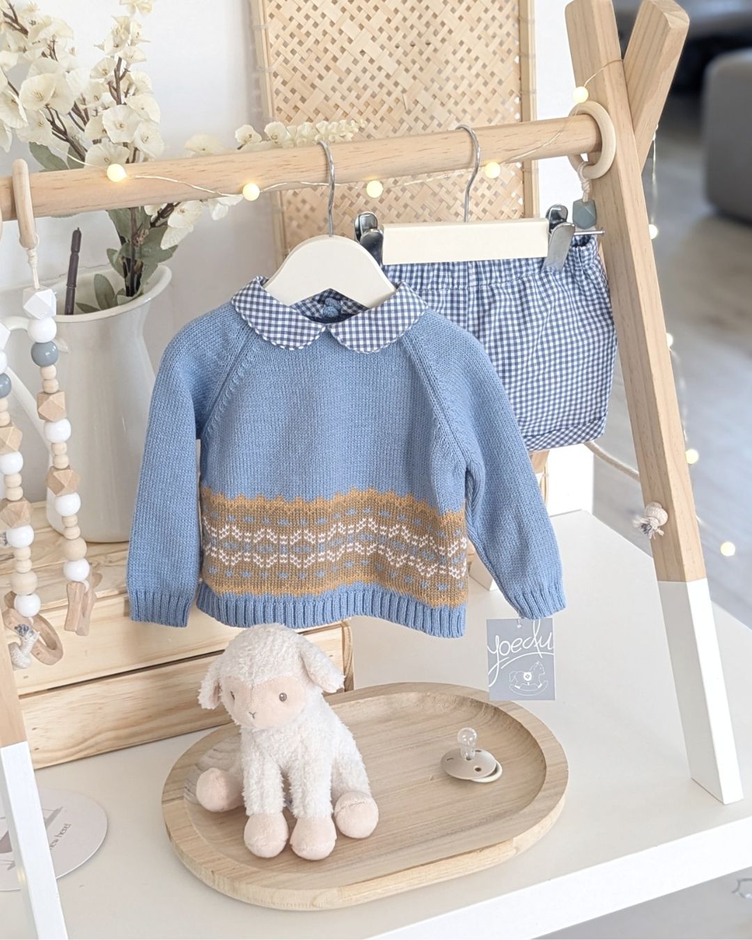 Conjunto Baby Familia Seda 1014INV-25 - Yoedu